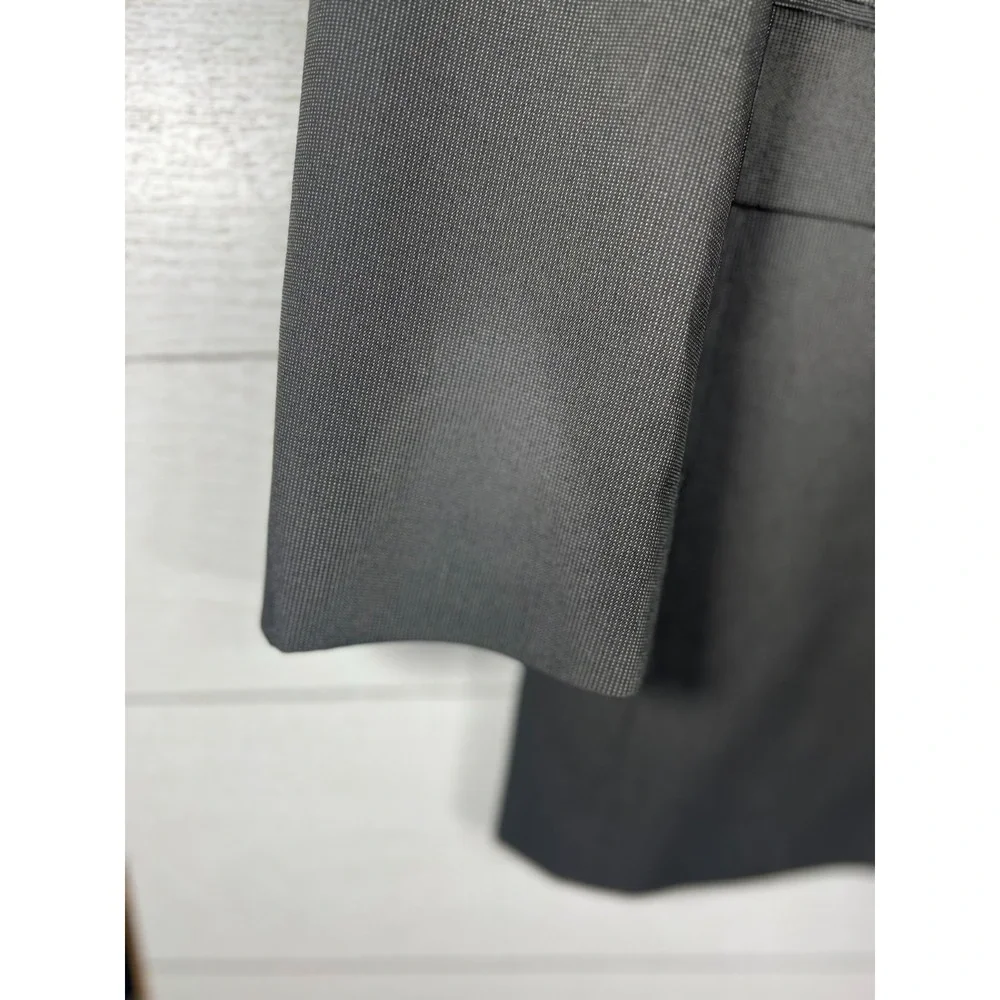 Marc Ecko 42L Black Suit Jacket Sport Coat Blazer Formal